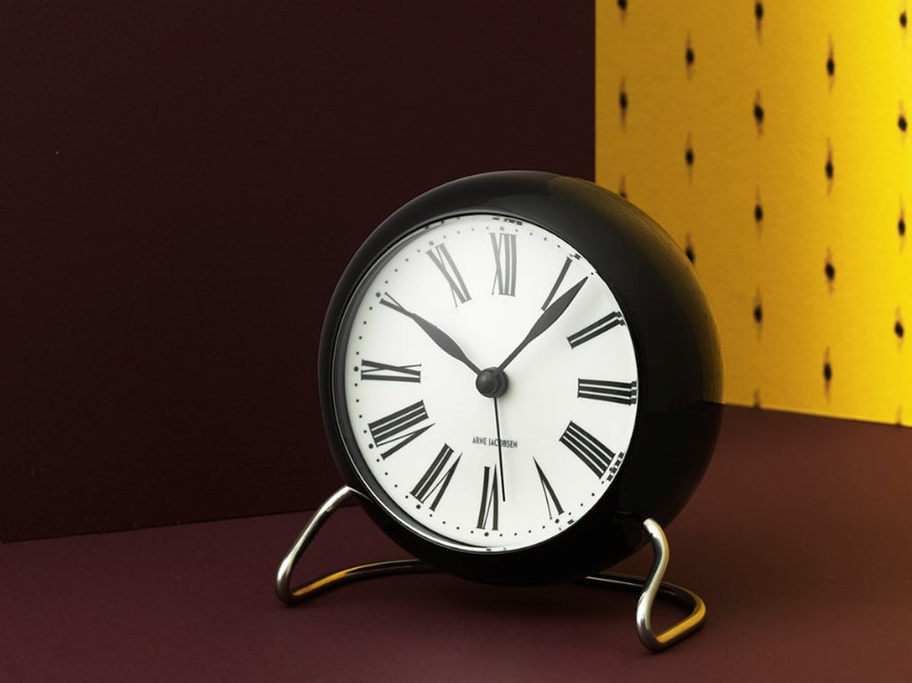 Arne Jacobsen Table Clock Black | アルネヤコブセン テーブル