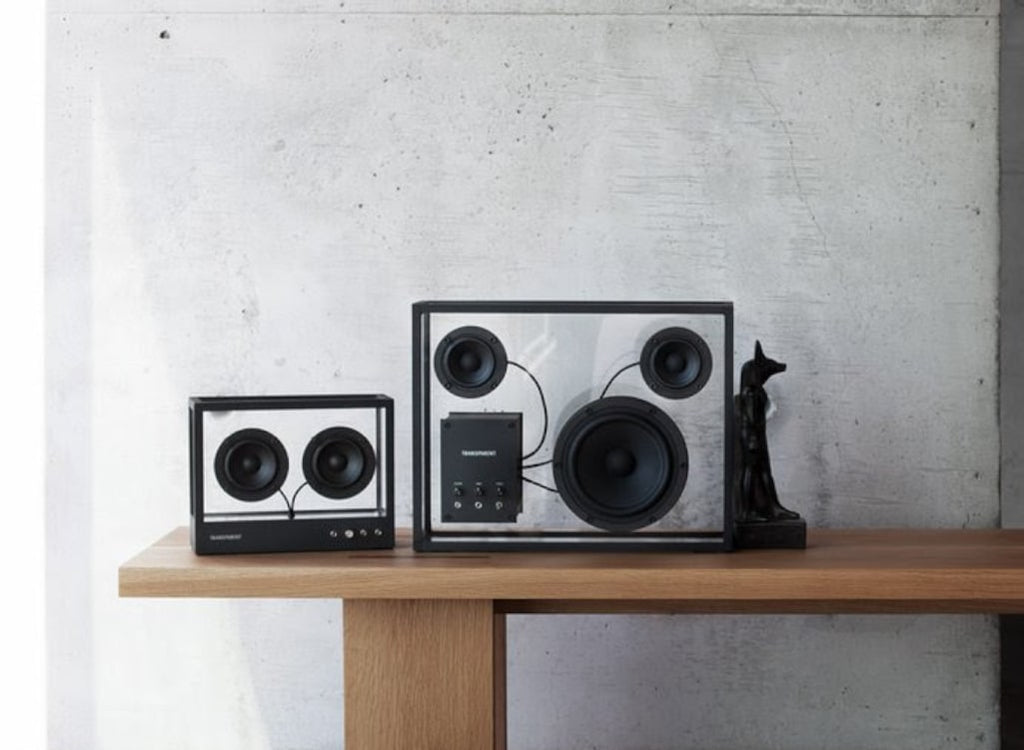 Transparent Speaker All Black | トランスペアレントスピーカーオール