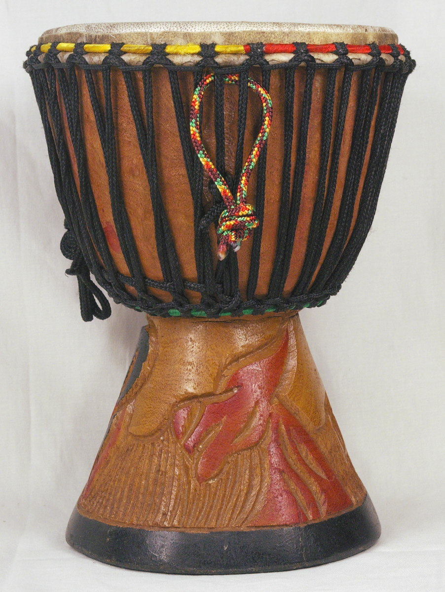 セネガル製 小型ジャンベ Small Djembe from Senagal：楽器屋JUNJUN