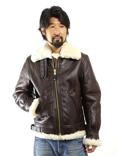 SCHOTT [ショット] #257S CLASSIC B-3 SHEEP SKIN BOMBER JACKET-Jalana