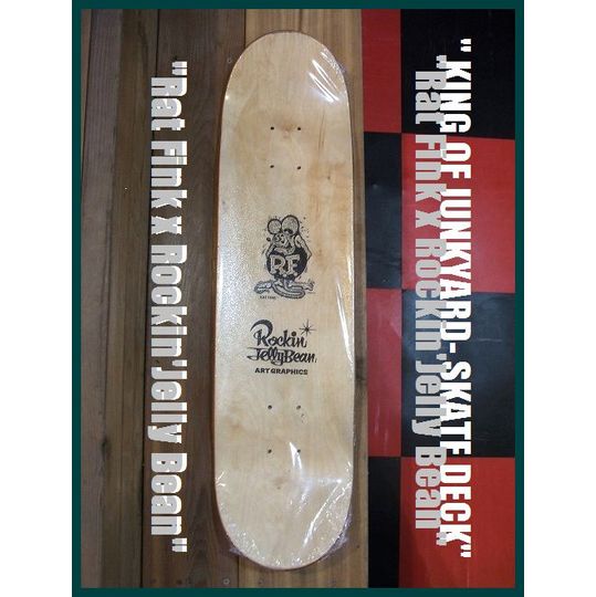 RatFink】ラットフィンク/ロッキンジェリービーン/スケート/デッキ