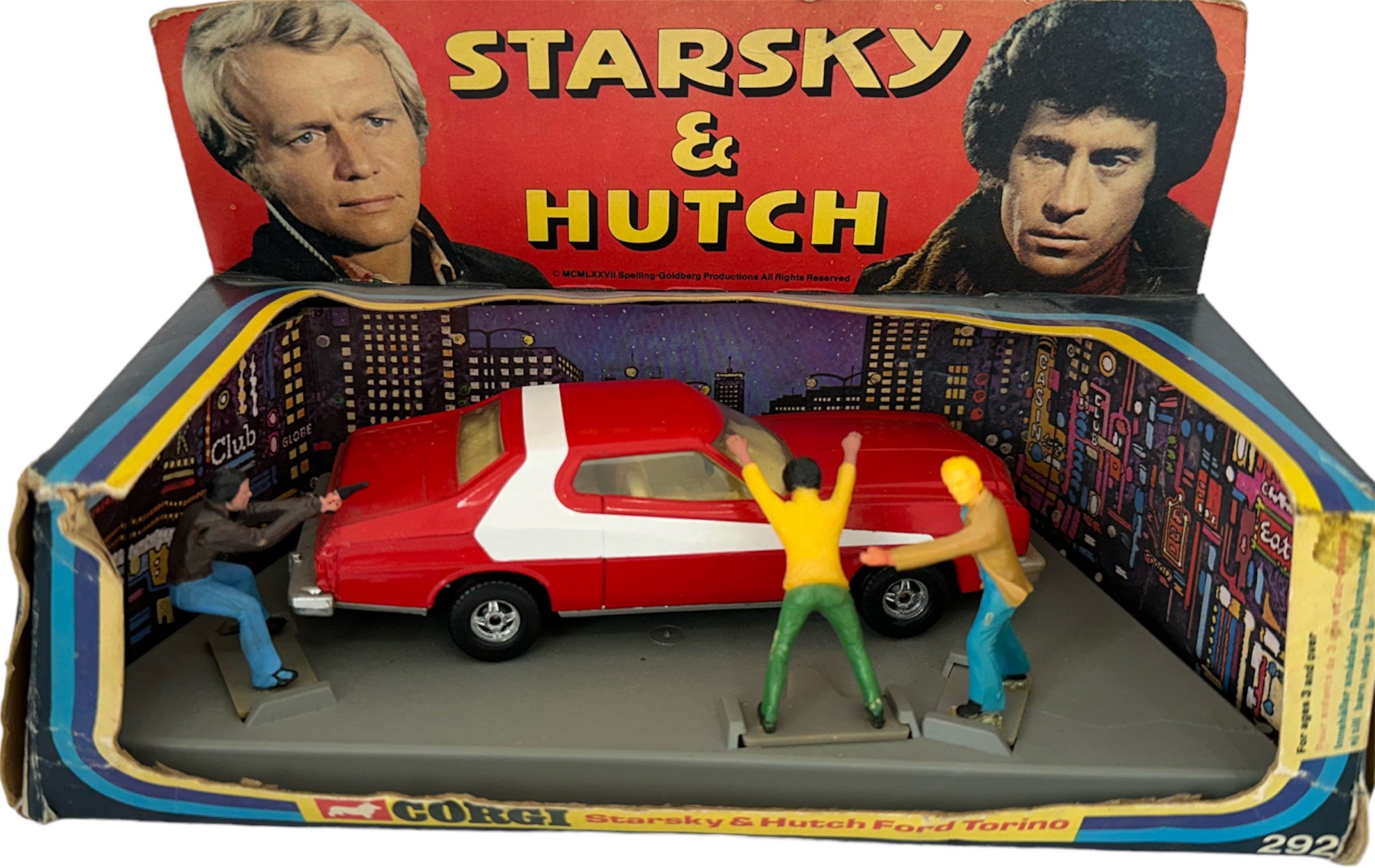 Vintage Corgis 1977 Starsky & Hutch Fords Torino Diecast Vehicle