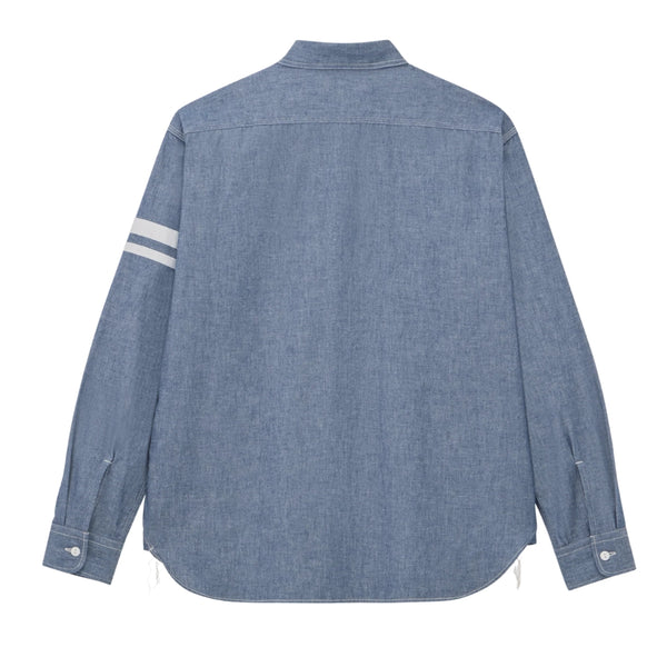 Momotaro GTB Selvedge Chambray Work Shirt - Okayama Denim