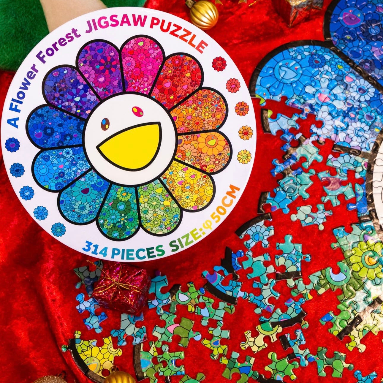 Buy Takashi Murakami Flower Forest 50cm Jigsaw Puzzle online in