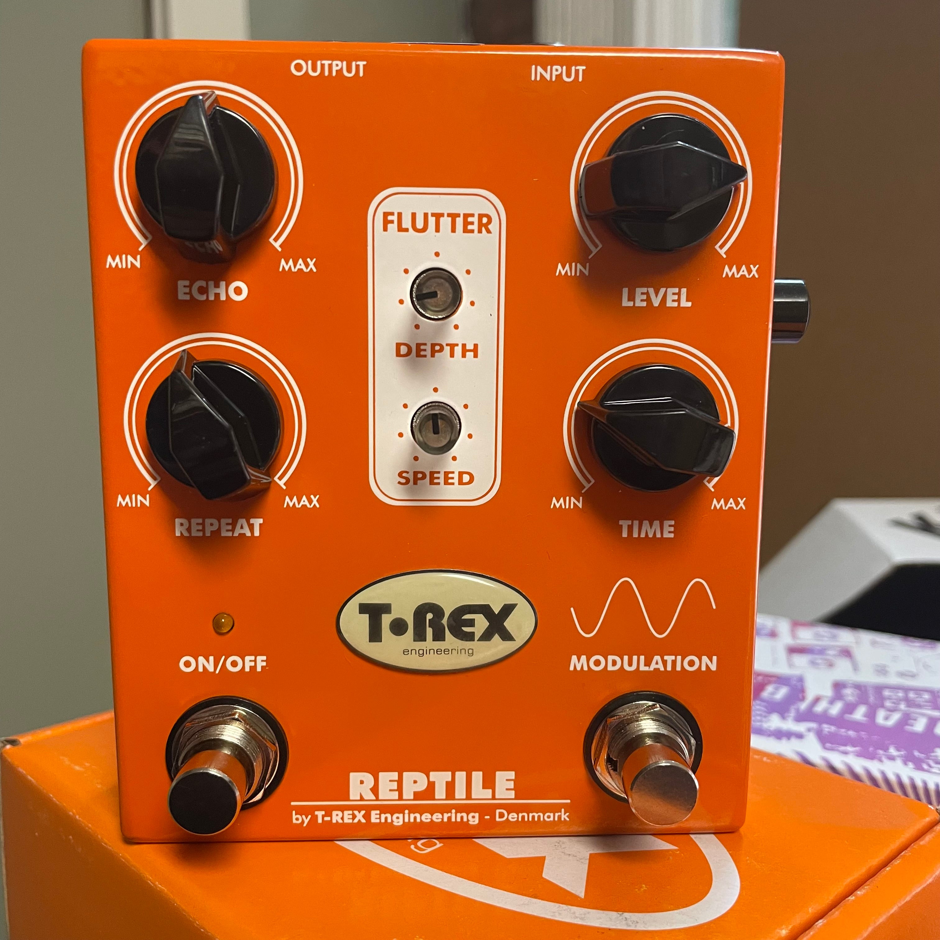 T-Rex Reptile Delay 2000s - Orange NOS – Quimper Sound Records and