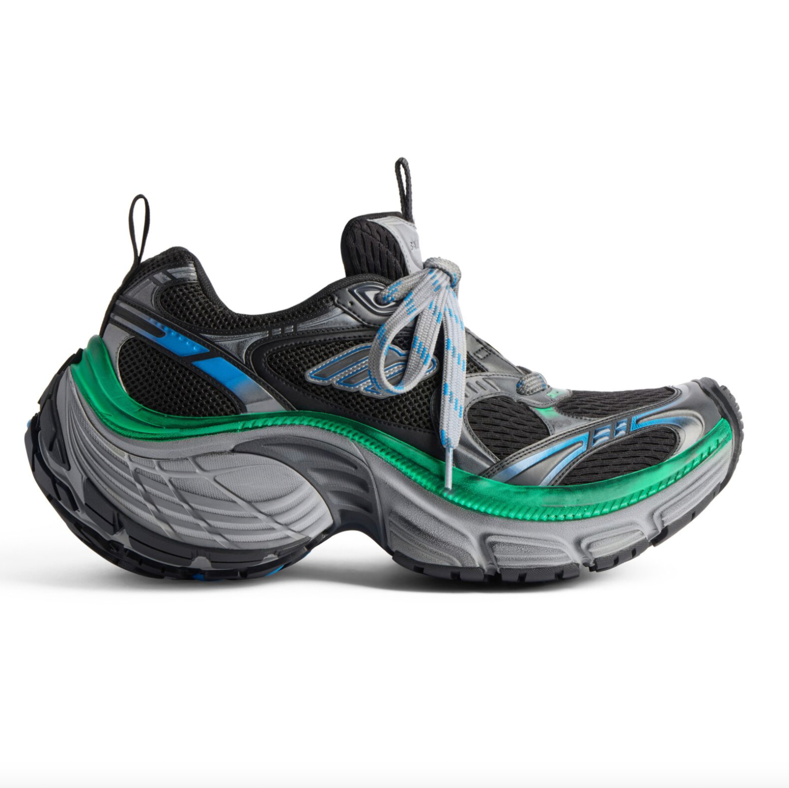 Balenciaga 10XL Sneakers in black/ grey/ blue/ green | Designer