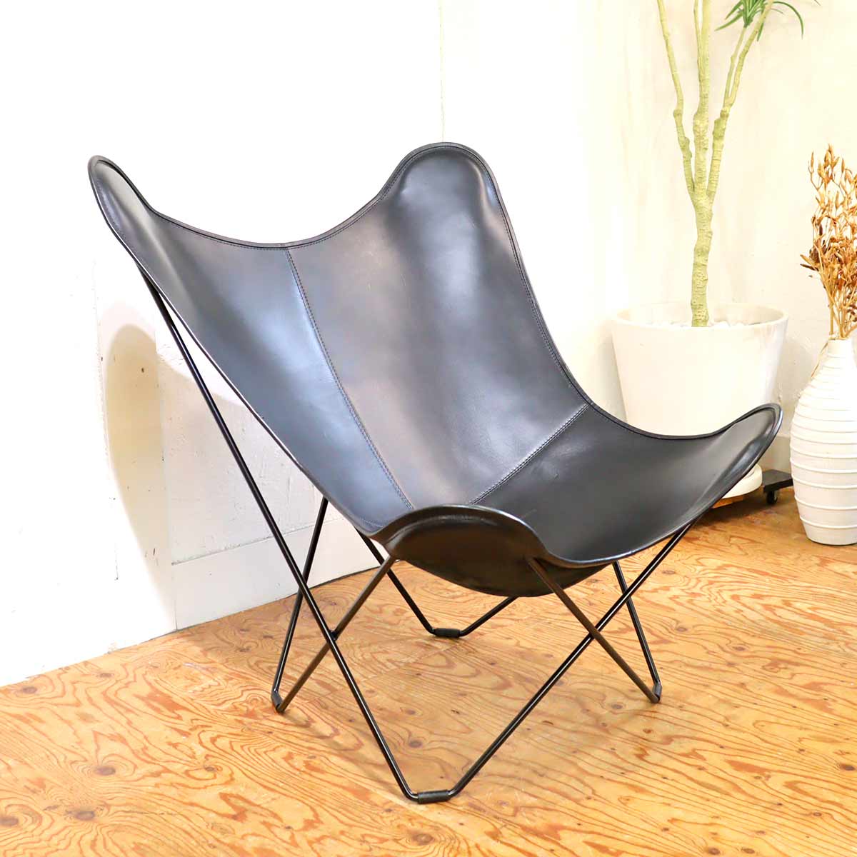 クエロ / CUERO BKFチェア バタフライチェア マリポサ ブラック 中古