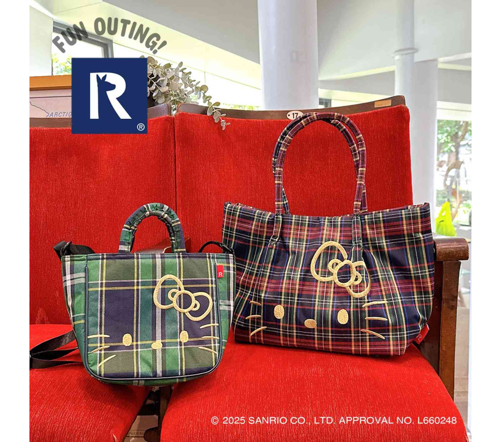 The cute checkered pattern ♡ ROOTOTE has released a new Hello