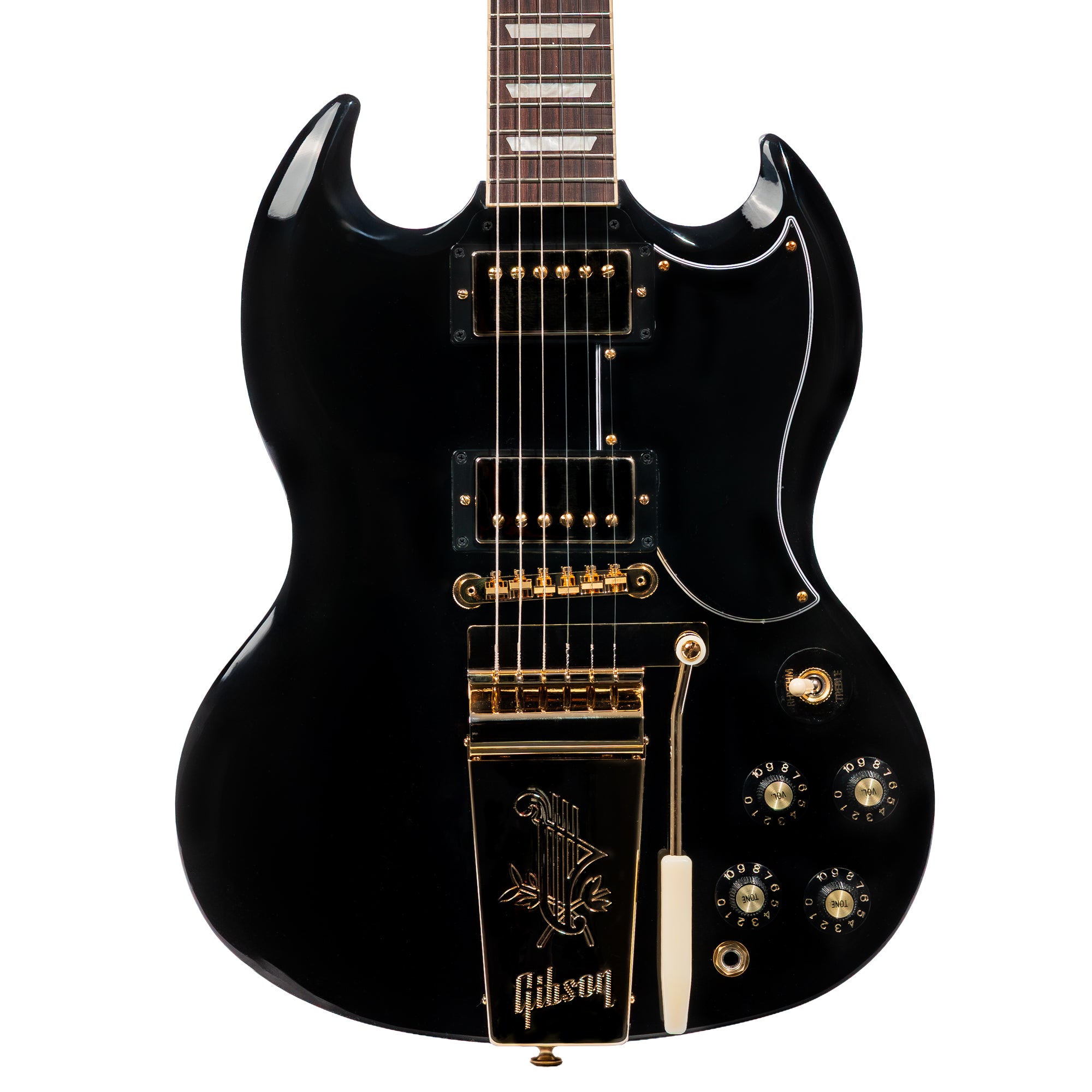 Gibson SG Maestro Vibrola Limited Edition Electric Guitar, Ebony
