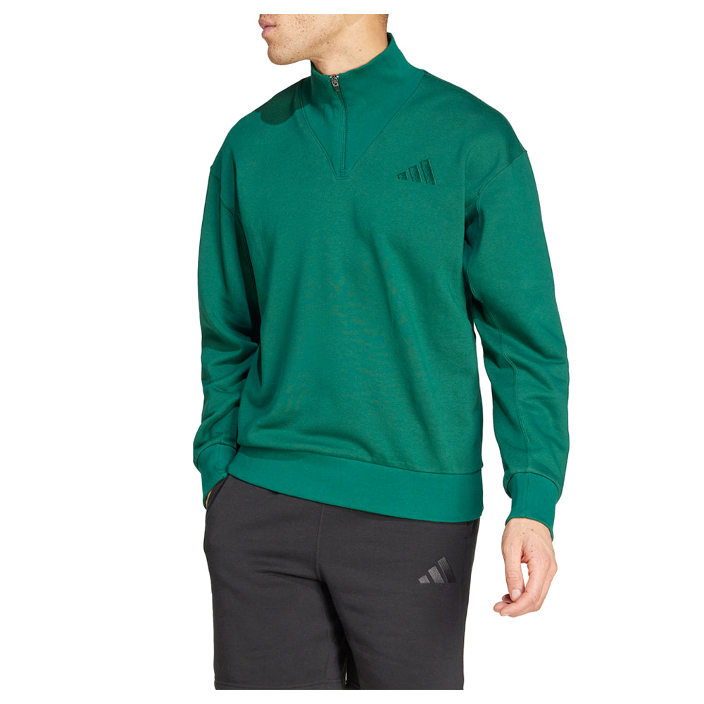 Shop Green Mens All Season Quarter Zip Sweatshirt – Shoebacca