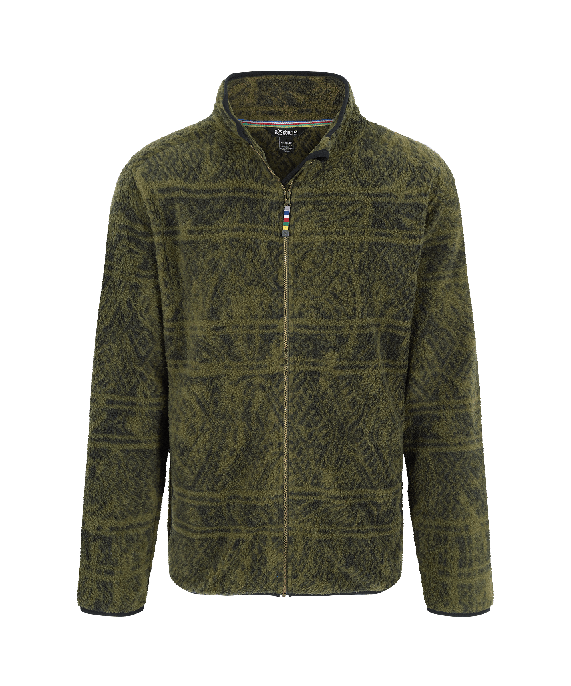 Men's Uddesya Fleece Jacket Green | Sherpa Adventure Gear