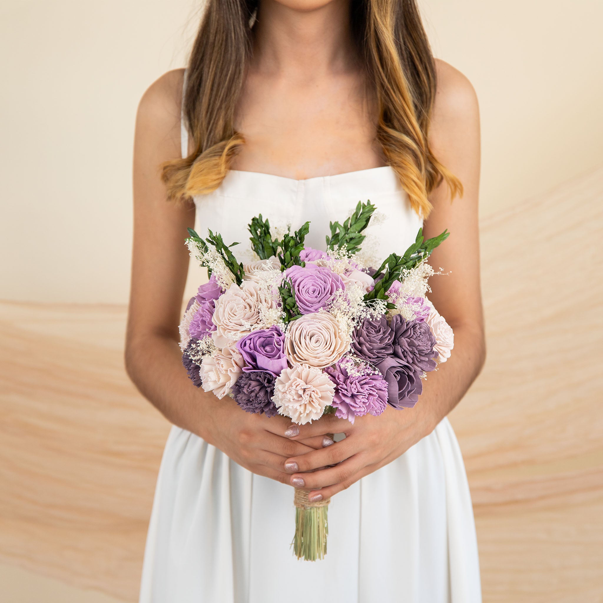 Zen Garden Bridal Bouquet – Sola Wood Flowers