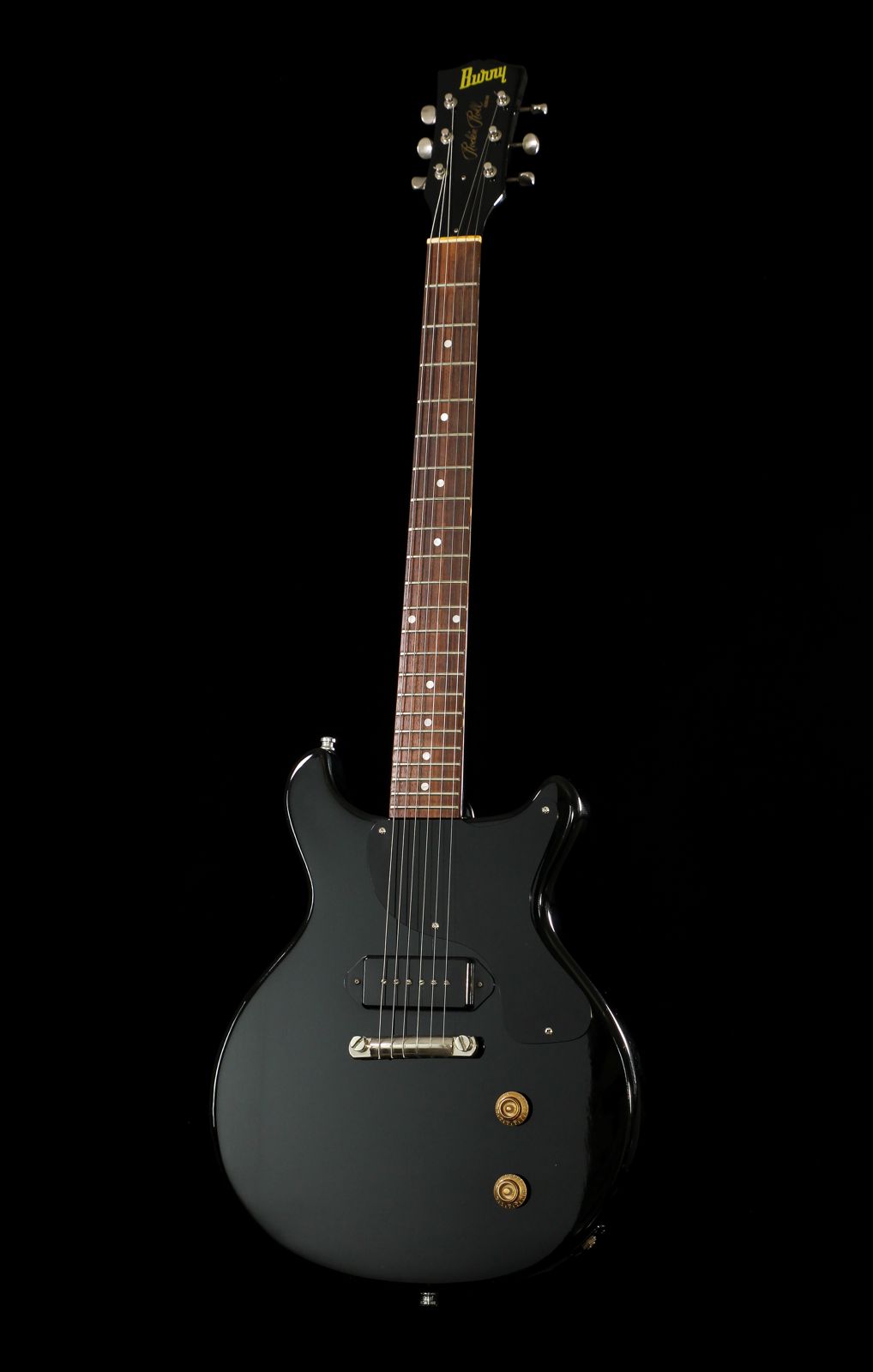 Burny RTV-55 Les Paul Junior Double Cut Rare Black Late 80s – Soul