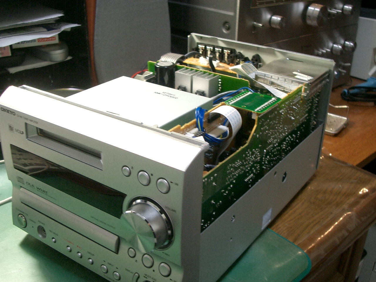 ONKYO MD/CDミニコンポ FR-7GXの修理