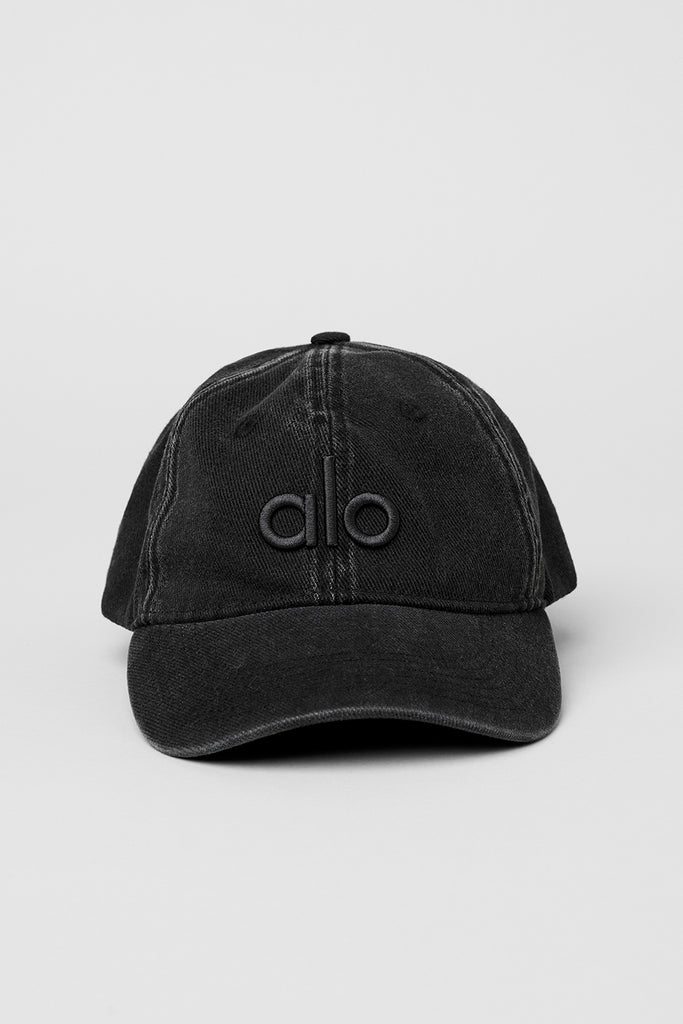 Washed Off-Duty Cap - Vintage Black | ALO
