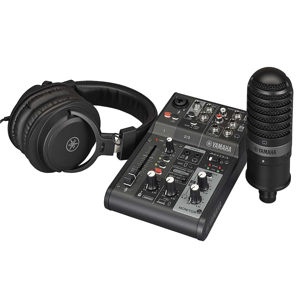 Yamaha AG03MK2 LSPK USB Loopback Live Streaming Kit – Andy's Music