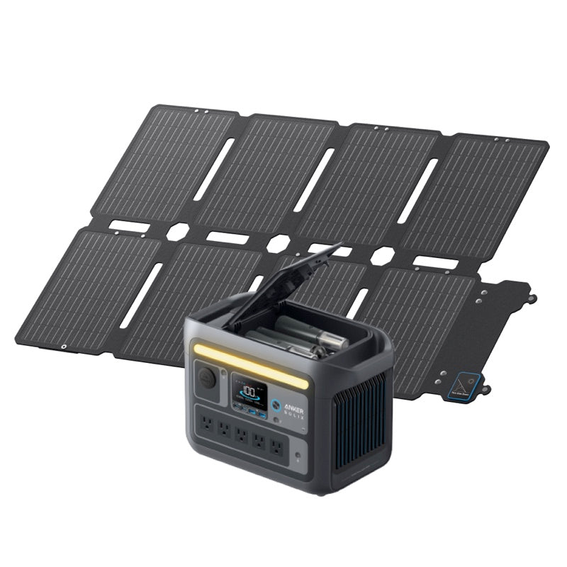 Anker Solix C800 Plus Portable Power Station with Anker Solix