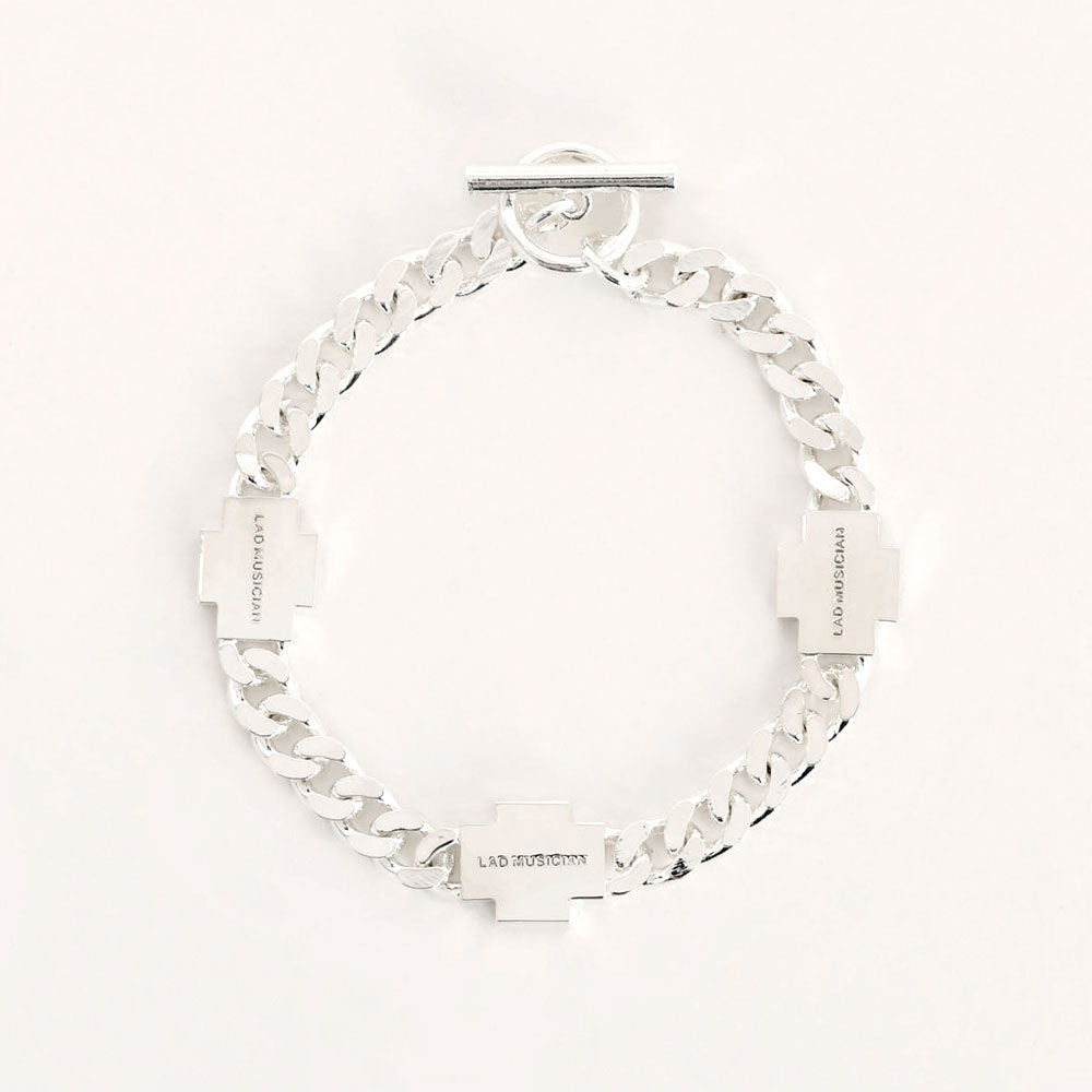LAD MUSICIAN(ラッドミュージシャン) - CROSS BRACELET (LARGE) – Area