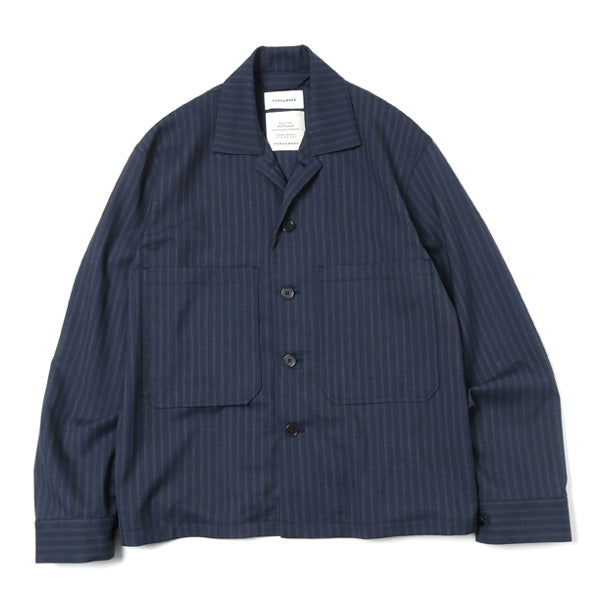 UTILITY SHIRT SUPER120s WOOL TROPICAL - MARKAWARE 「Area」