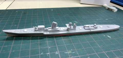ハセガワ 1/700WL 日本海軍 駆逐艦 夕雲 ゆうぐも 製作レビュー ～その