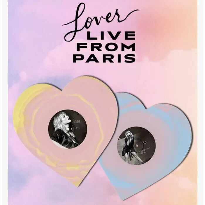 Taylor Swift – Lover (Live From Paris) heart-shaped import – Black