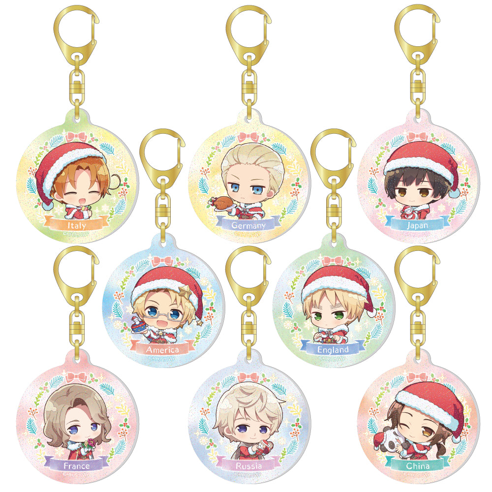 ヘタリア World☆Stars トレーディングラメ入りアクリルキーホルダー