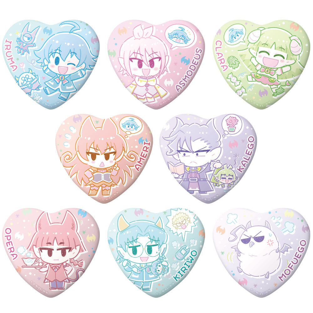 魔入りました！入間くん」 トレーディングハート缶バッジ あくまポップ