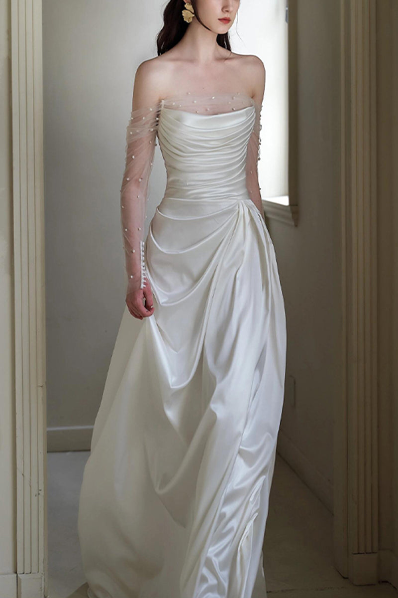 837164627811 即納ドレス スレンダーライン おしゃれ サテン