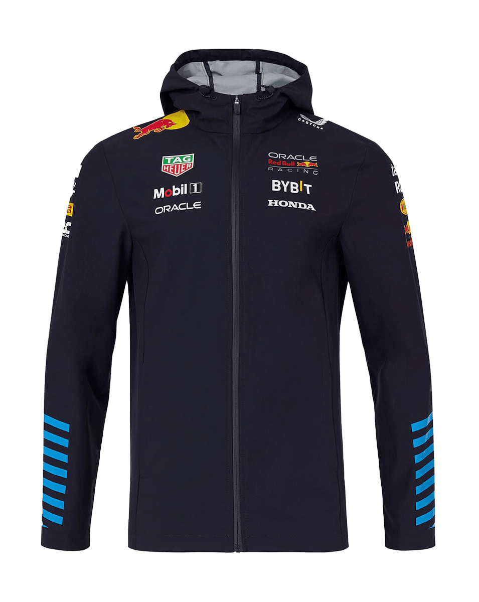 Red Bull Racing F1 Team Rain Jacket- Navy – CMC Motorsports®