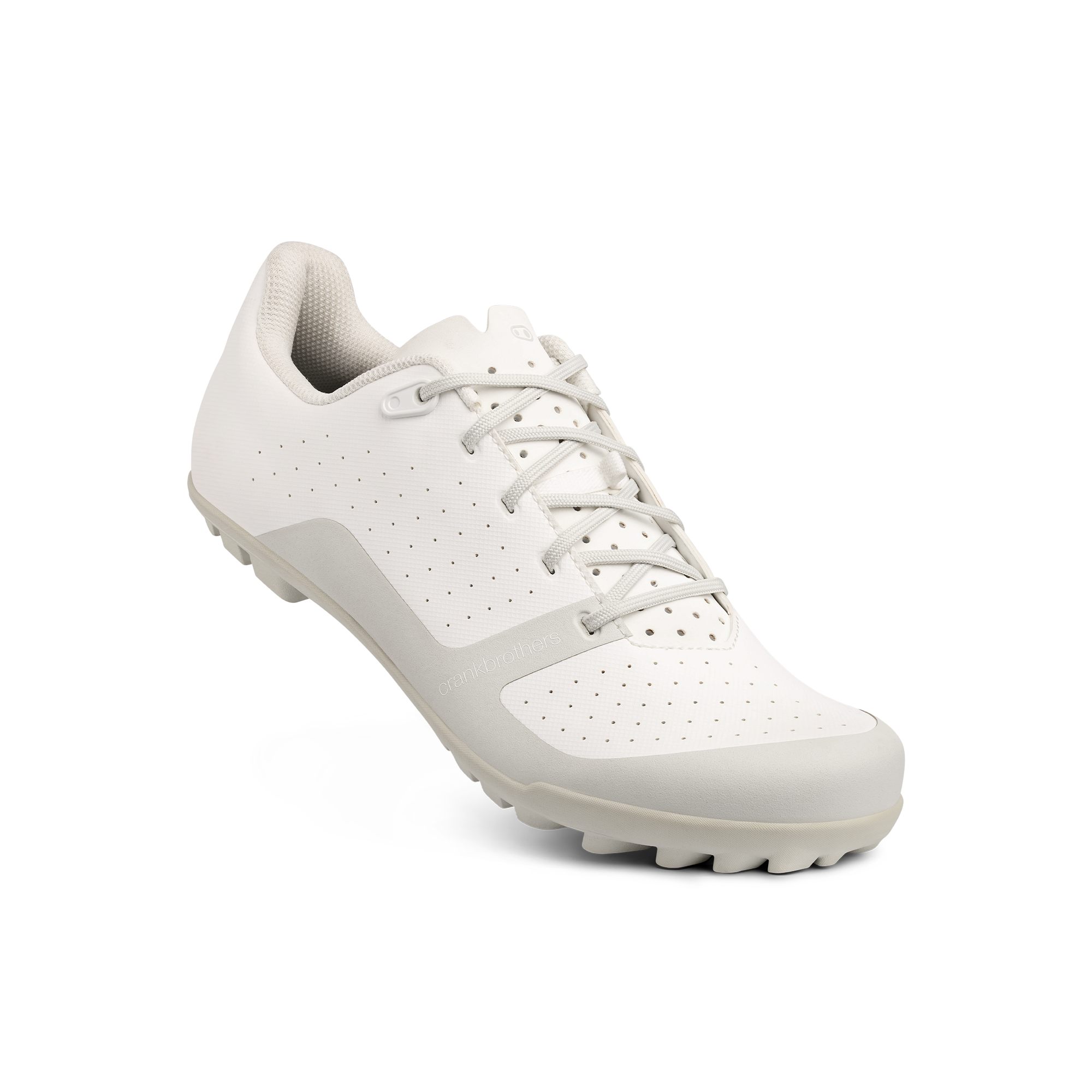 Candy Lace XC/Gravel Clip-in Cycling Shoe - White/Gum | Crankbrothers