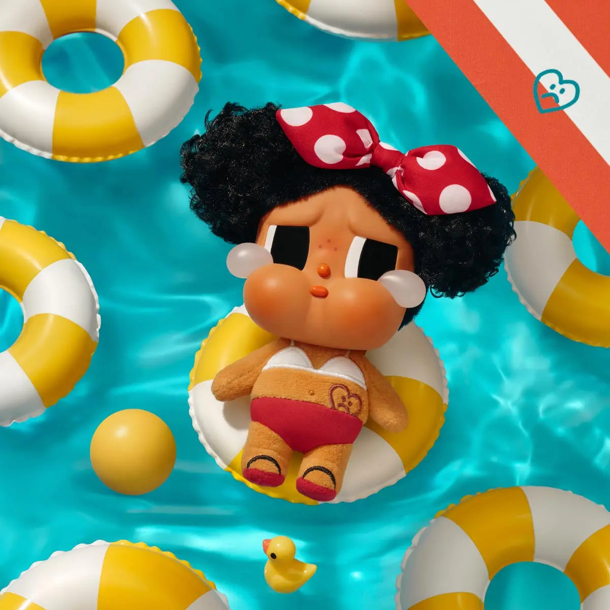 CRYBABY Vacation Mode On Series Vinyl Face Plush Blind Box | Art