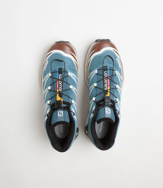 Salomon XT-6 Shoes - Aegean Blue / Tortoise Shell / Hazelnut