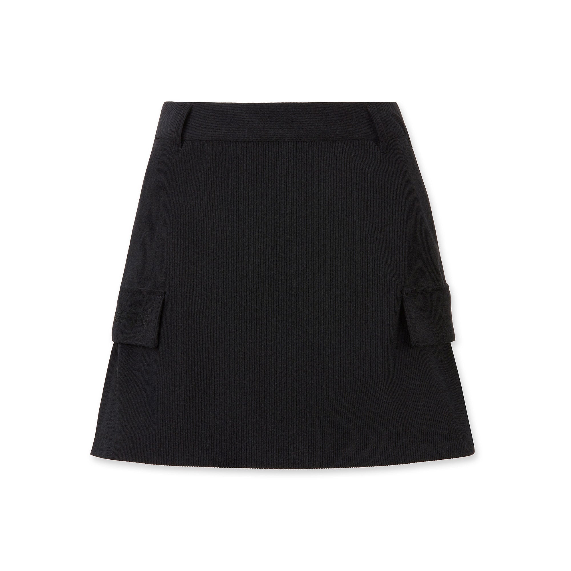 WOMEN コーデュロイスカート ブラック