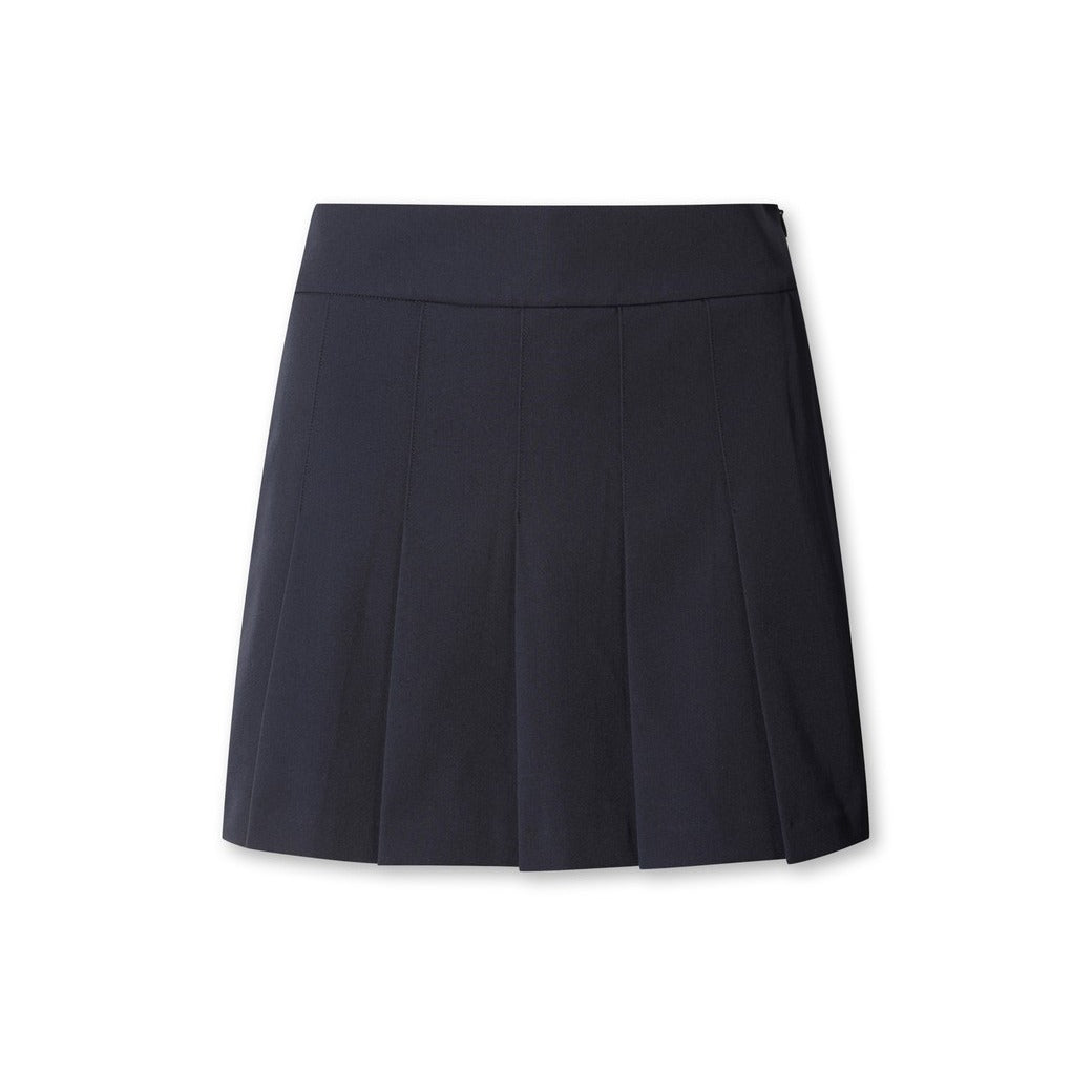 WAAC X JONES】WOMEN プリーツショーツ ネイビー