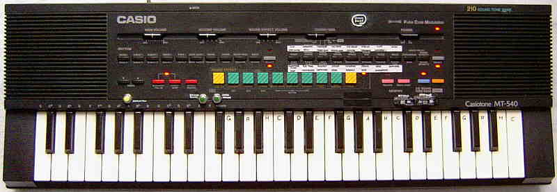 Casio MT-540, MT-240, MT-640 [MT-540 hardware]