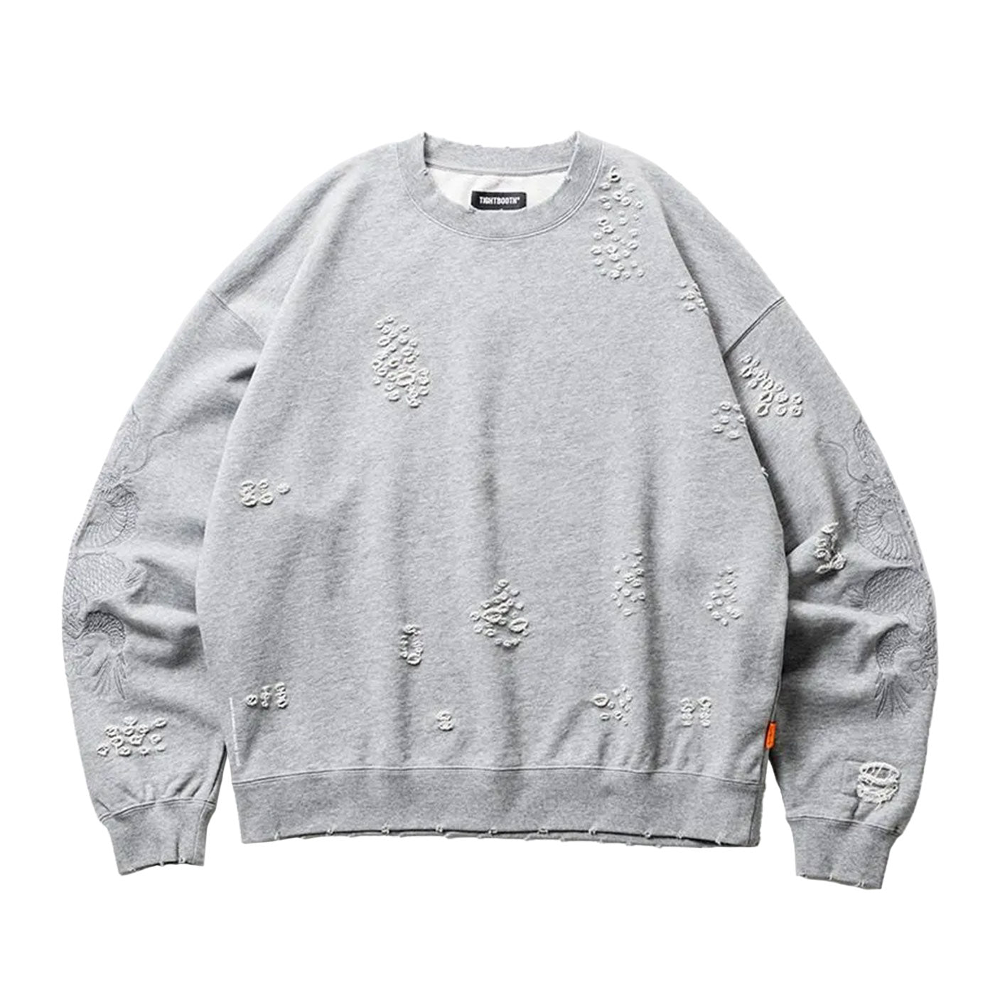 DAMAGE CREW SWEAT - TIGHTBOOTH x DELUXE | Why are you here?