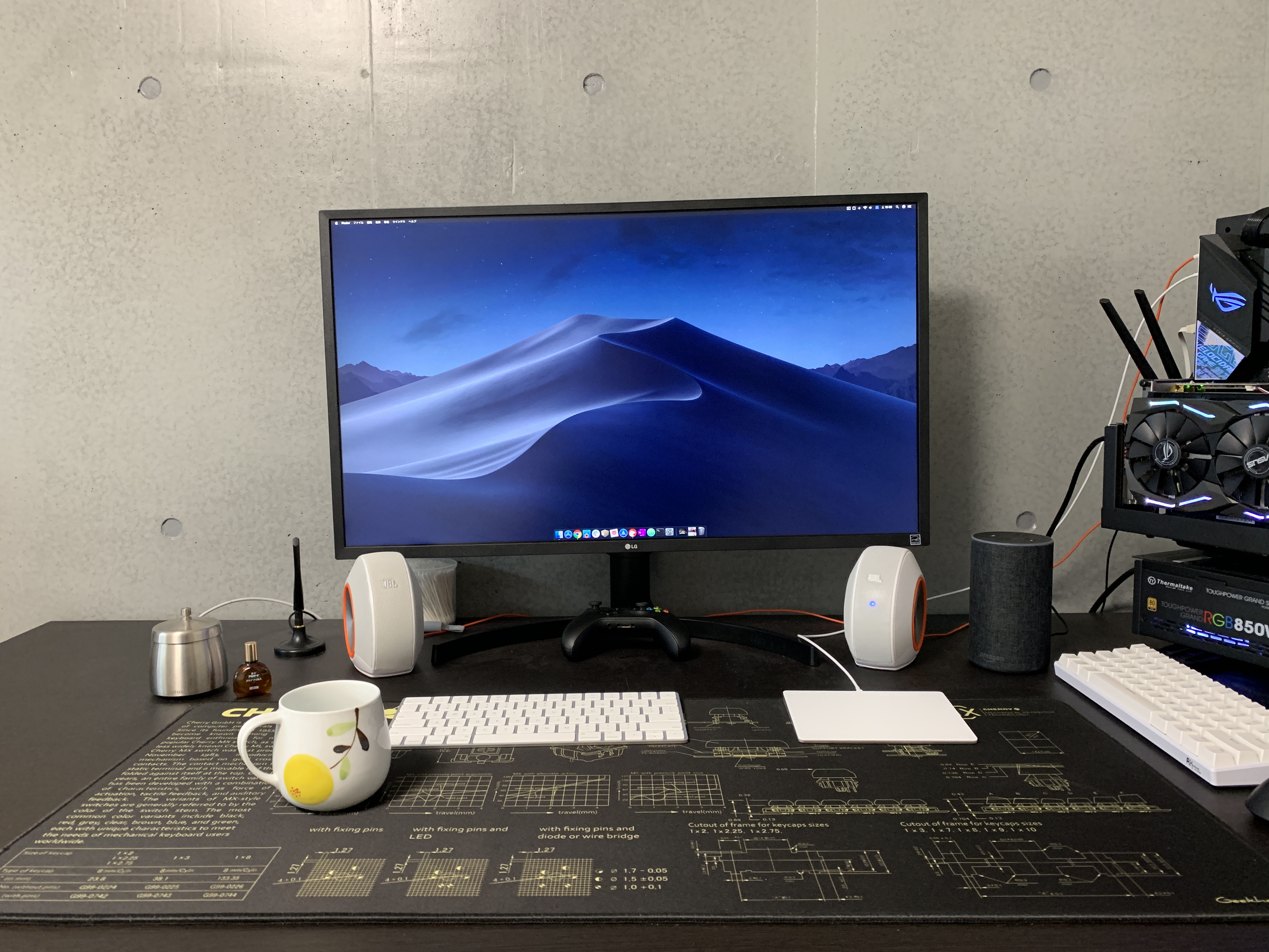 31.5インチ4Kディスプレイを導入。シングルディスプレイに戻してみた