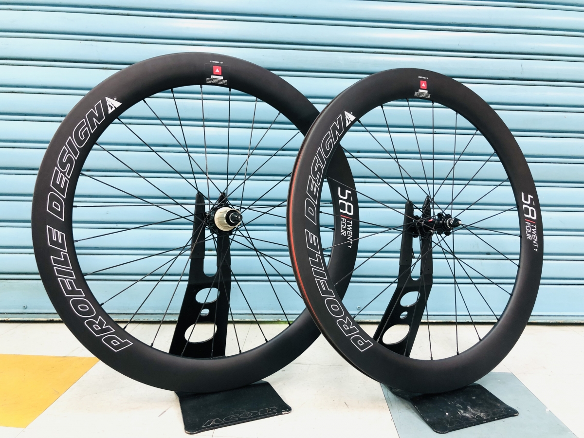 60％オフ！「PROFILE DESIGN 58/TWENTYFOUR」QRディスクブレーキ対応