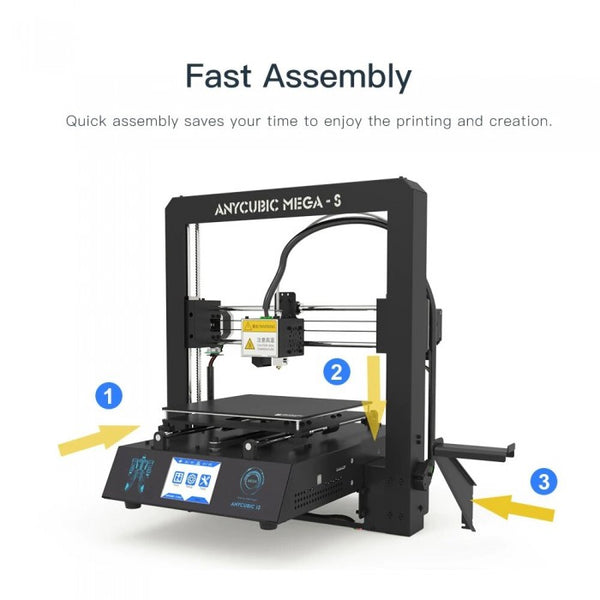 Anycubic Mega-S 3D Printer | Fused Deposition Modeling Printer
