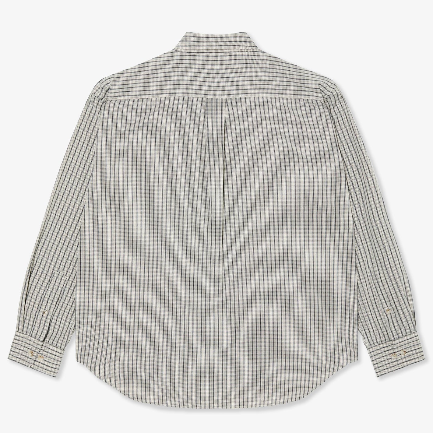 Polar Ben LS Shirt (Ivory Check) - 510 Skateboarding