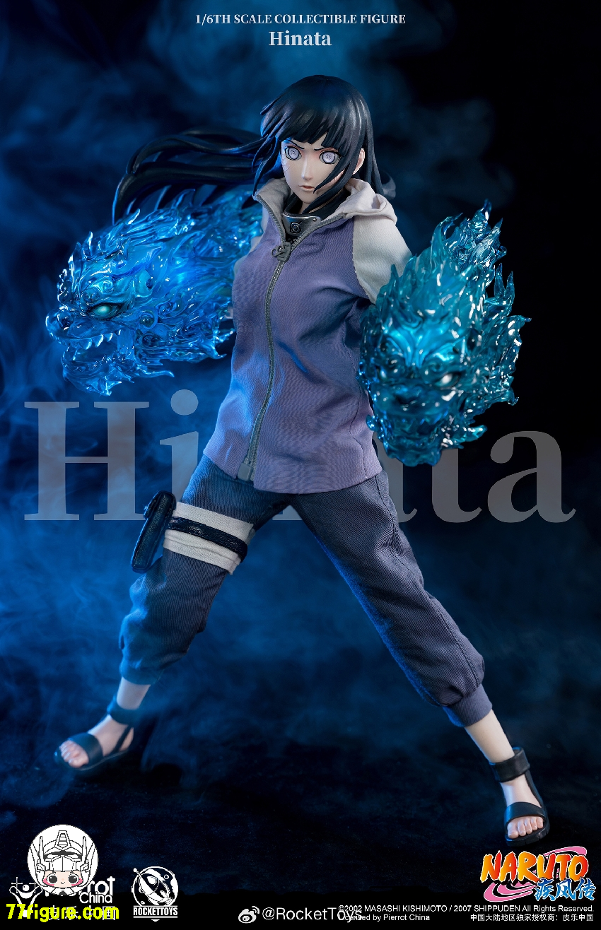 Rocket Toys 1/6 公式公認 Naruto 日向ヒナタ塗装済み可動フィギュア