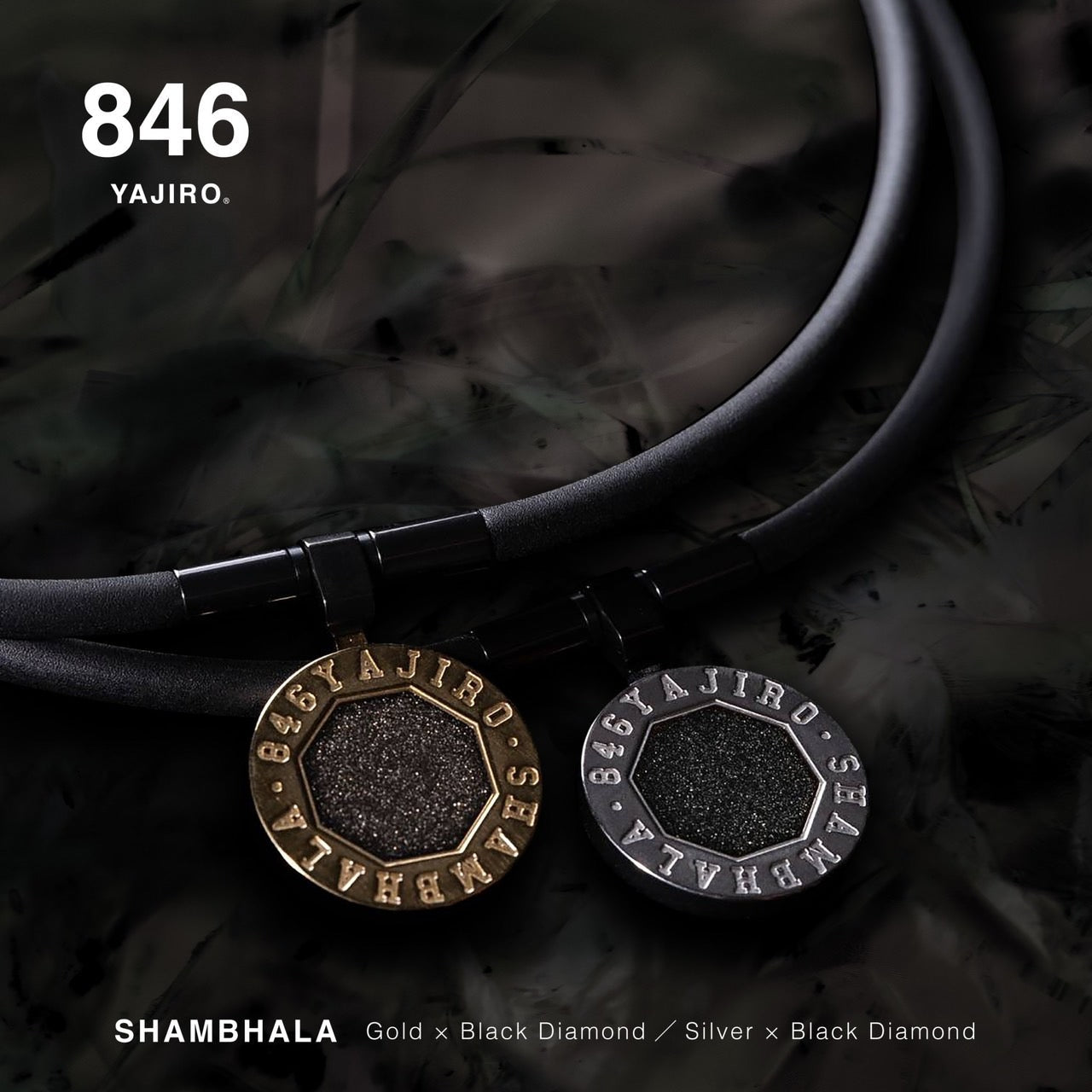 スポーツネックレス〕 NEW SHAMBHALA Necklace 【Silver×Black Diamond