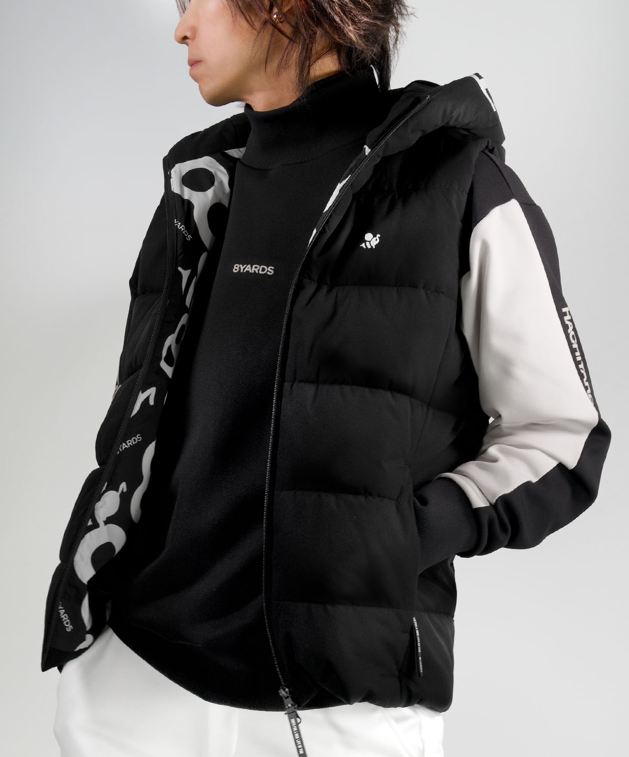 8YARDS / Men's BIG HOODIE VEST