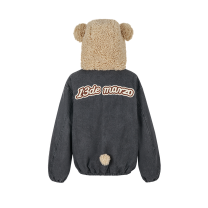 13DE MARZO Official Store | Bear Set Padded Hoodie