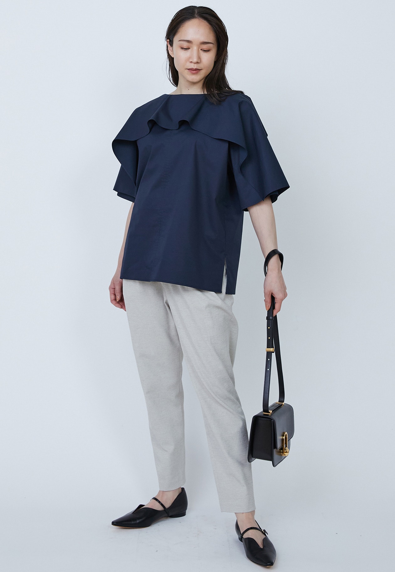 ケープTブラウス】｜1er Arrondissement（プルミエ アロンディスモン