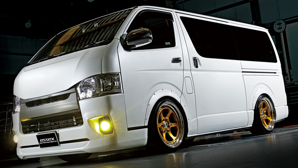 ハイエース用 ESSEX EL 18インチホイール(2ピース)＆タイヤセットを