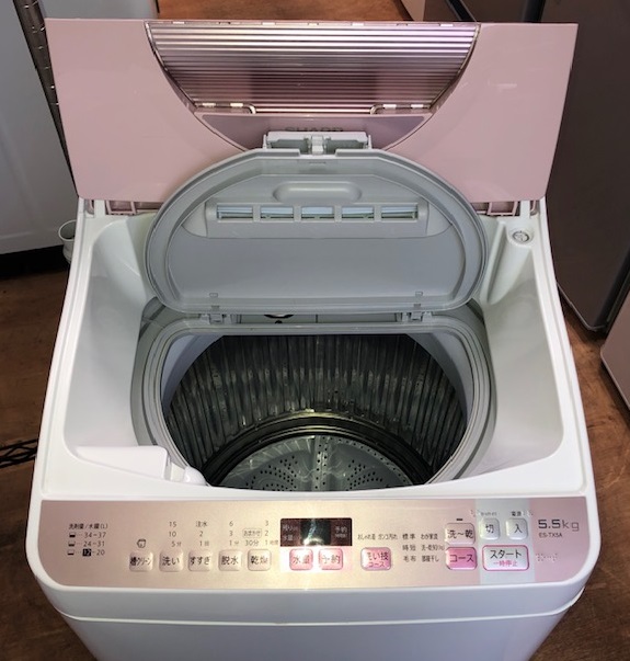 2017年製 シャープ 全自動洗濯乾燥機 ES-TX5A-P | 中古家電と中古家具