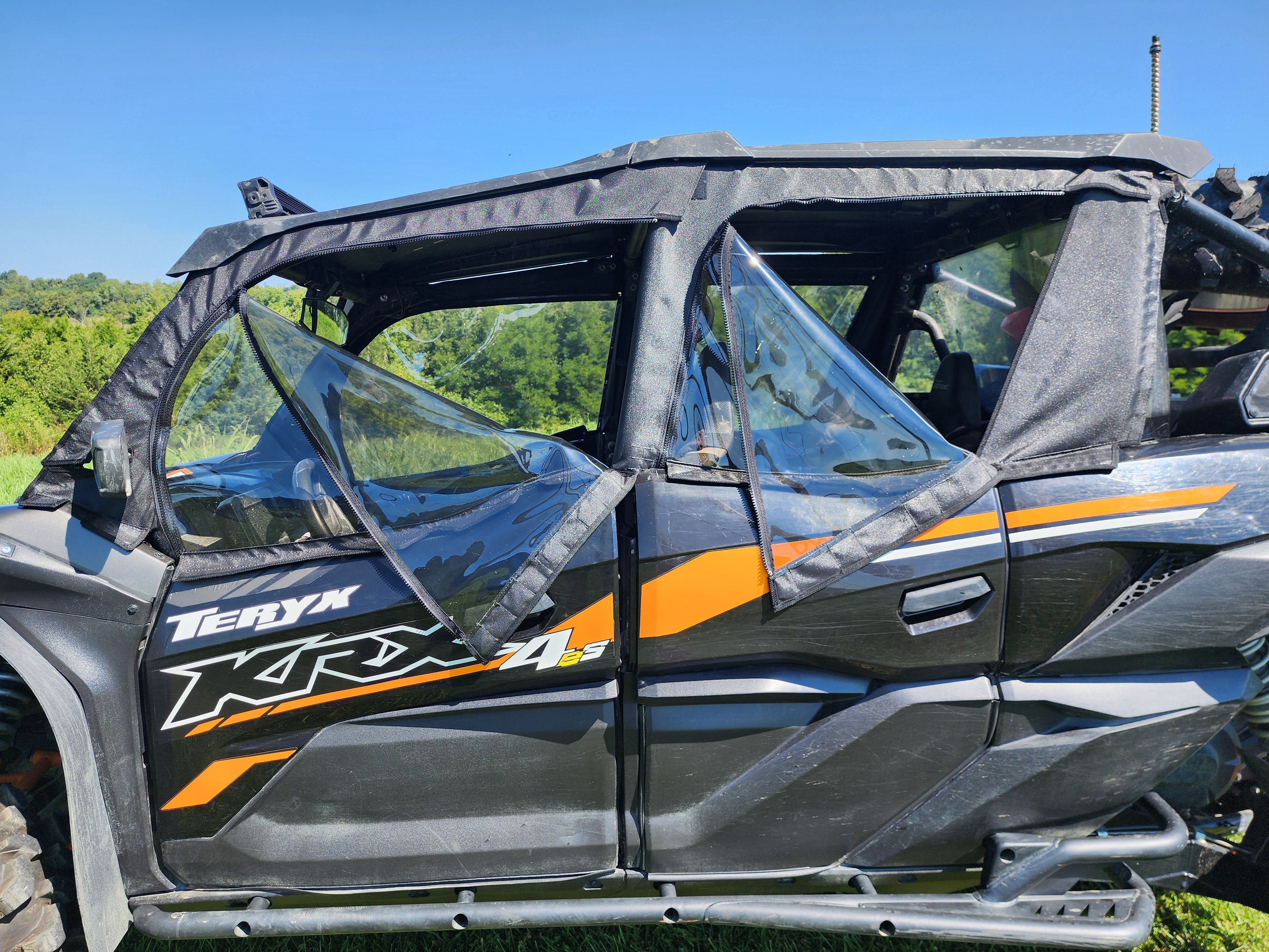 Kawasaki Teryx KRX Crew - Upper Doors/Rear Panel Combo – 3 Star UTV
