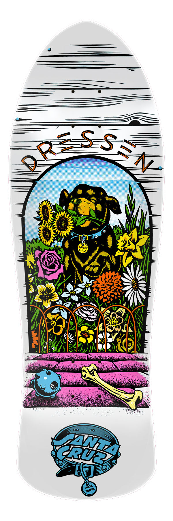 SANTA CRUZ DRESSEN PUP REISSUE DECK (9.5 X 29.44) – 3rd Lair