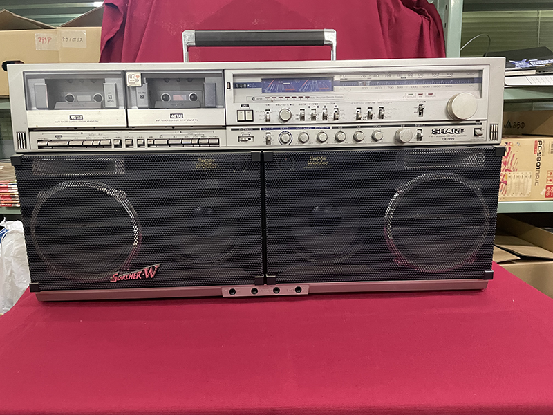 買取実績】これが昭和のiPod？ シャープ ビッグラジカセ GF-999をお